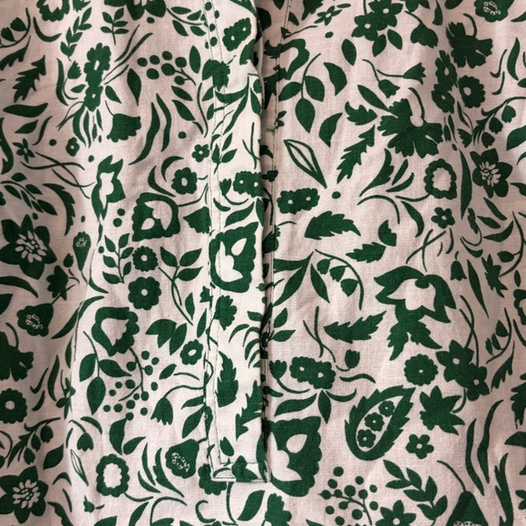 Boden women’s green and white floral short sleeve dress - Picture 3 of 4